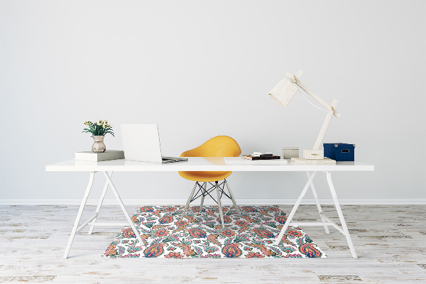 Podkładka pod krzesło obrotowe Kwiaty