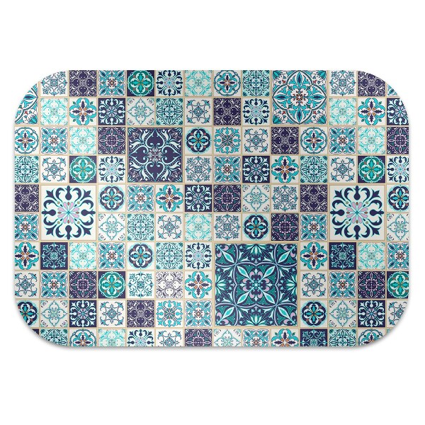 Mata pod fotel ochrona paneli Piękny patchwork