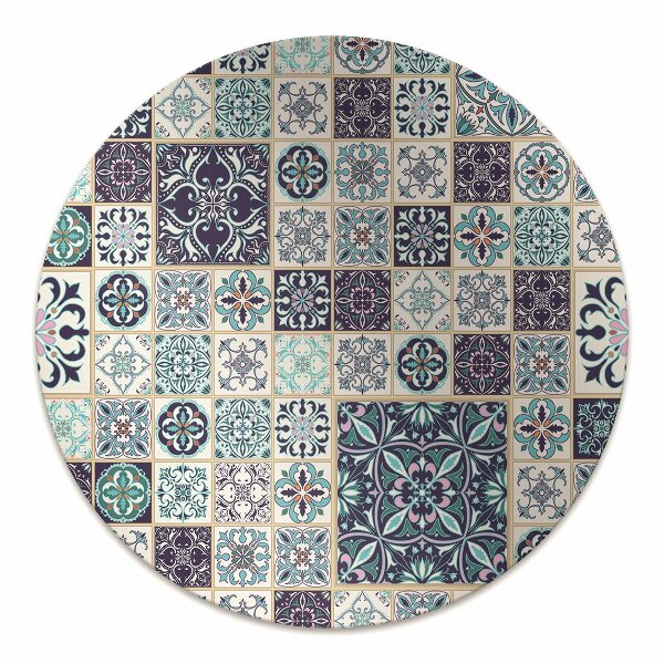 Mata pod fotel ochrona paneli Piękny patchwork