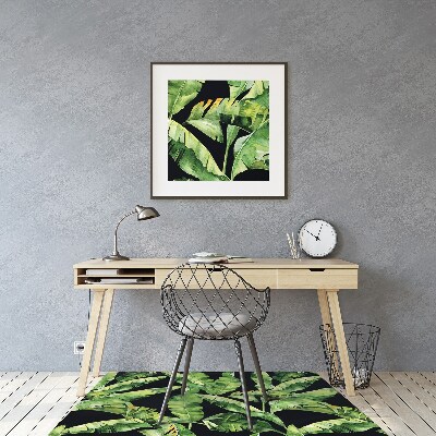 Podkładka pod krzesło obrotowe Tropikalny liść