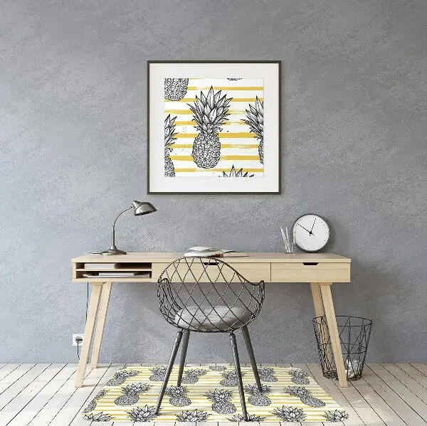 Podkładka pod krzesło obrotowe Ananas
