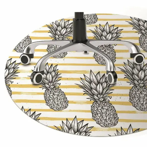 Podkładka pod krzesło obrotowe Ananas