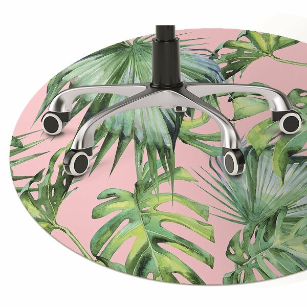 Mata pod krzesło do biura Sztuka botaniczna