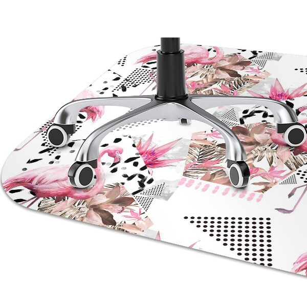 Podkładka pod krzesło obrotowe Flamingi