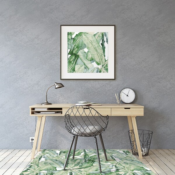Mata pod fotel ochrona paneli Liście bananowca