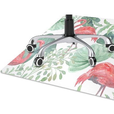 Podkładka pod fotel Egzotyczne flamingi