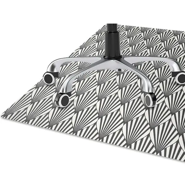 Mata na podłogę pod krzesło Geometryczne wzory