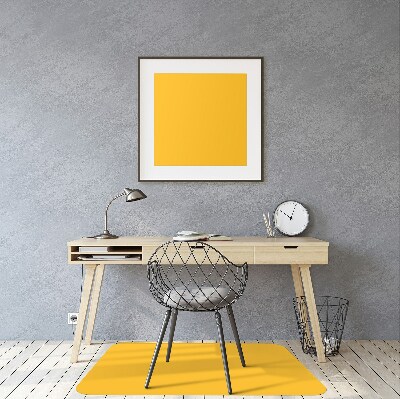 Podkładka pod krzesło obrotowe Kolor Żółty
