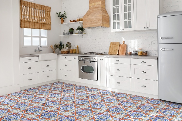 Panele winylowe Grafika w stylu Azulejos