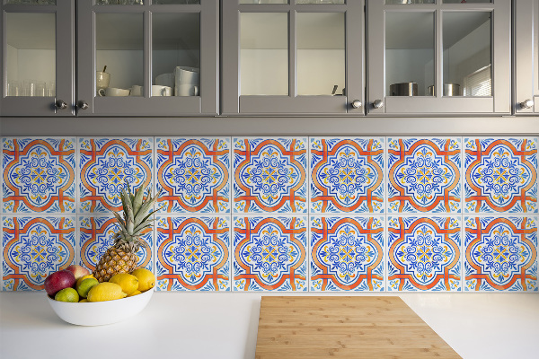 Panele winylowe Grafika w stylu Azulejos