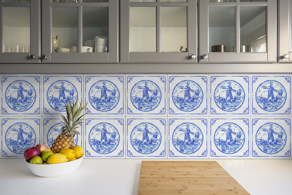Samoprzylepne panele winylowe Wiatrak styl Azulejos