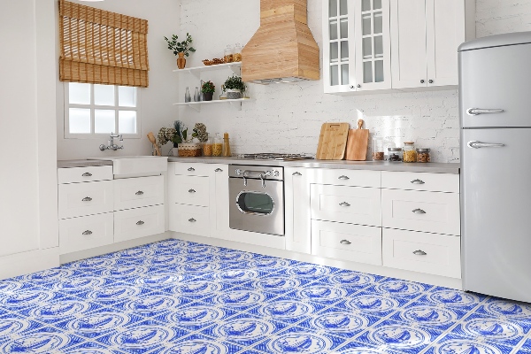 Samoprzylepne panele winylowe Azulejos łódka