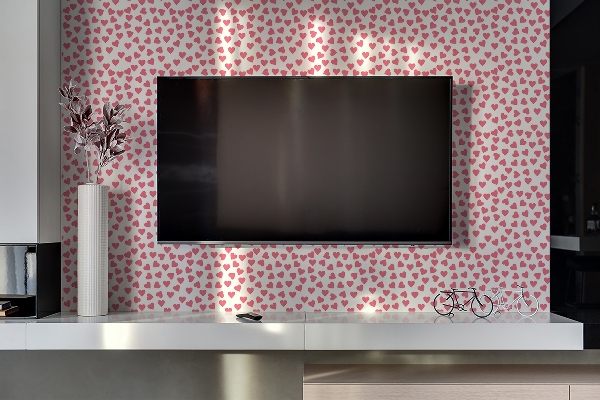 Panel ścienny samoprzylepny Serca