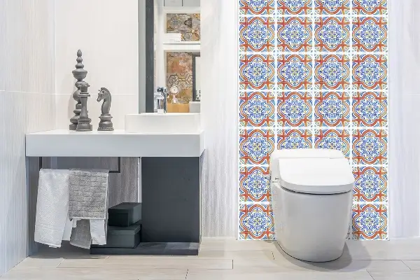 Panel ścienny dekoracyjny Grafika w stylu Azulejos