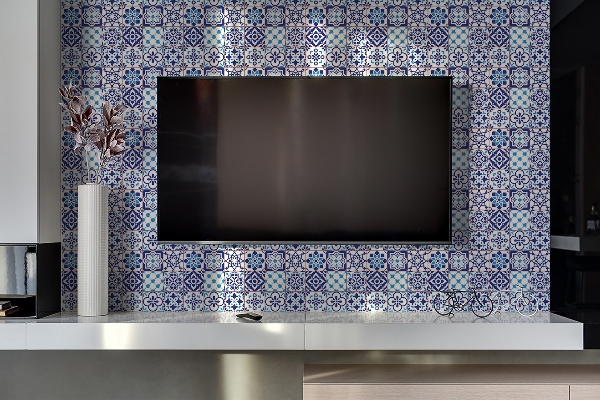 Panel winylowy na ścianę wzór Azulejos