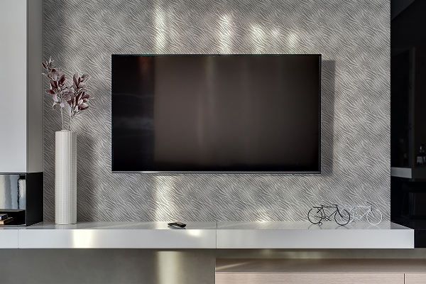 Panel ścienny samoprzylepny za telewizor Zebra