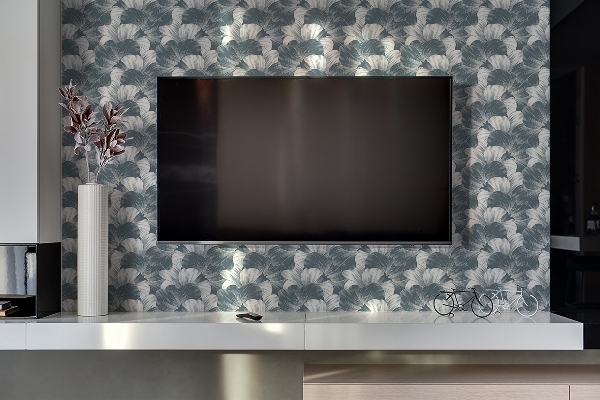 Panel dekoracyjny za telewizor Kwiaty