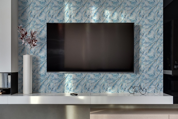 Panel winylowy na ścianę Zimowy marmur