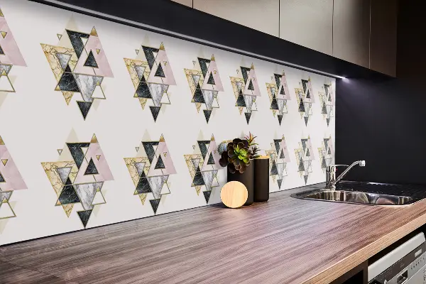Panel winylowy na ścianę Panel podłogowy Geometryczne trójkąty