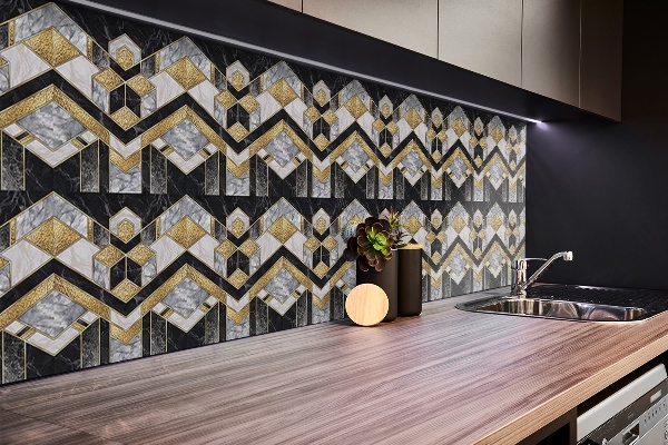 Panel winylowy na ścianę Iluzja geometryczna