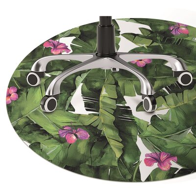 Podkładka pod krzesło obrotowe Hibiskus